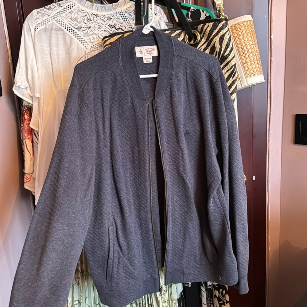Men’s zip up sweater - Penguin